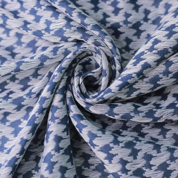 ⚡Men Blue 100% Cotton Military Shemagh Tactical Desert Keffiyeh Scarf Wrap - Picture 5 of 9
